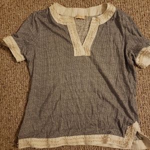 TORY BURCH Tunic Short Sleeve Top Size L
